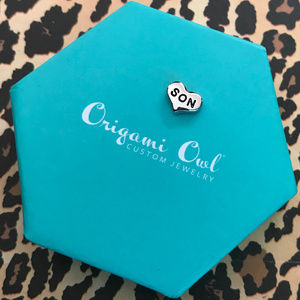 Origami Owl Jewelry - 5 for $19 Origami Owl Silver Son Heart Retired 1F Origami Owl Jewelry - 5 for $19 Origami Owl Silver Son Heart Retired 1F